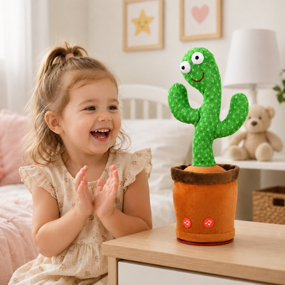 Talking Cactus Toy Musical Plush Interactive Fun