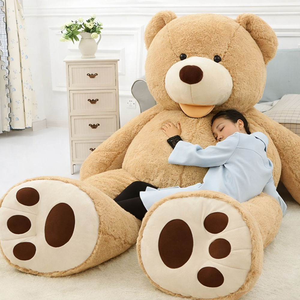 Orso di peluche grande giocattolo coccolone regalo design