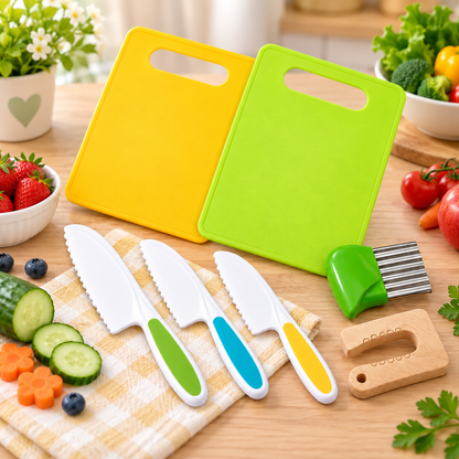 Set da cucina per bambini piccoli, kit da gioco con utensili da chef