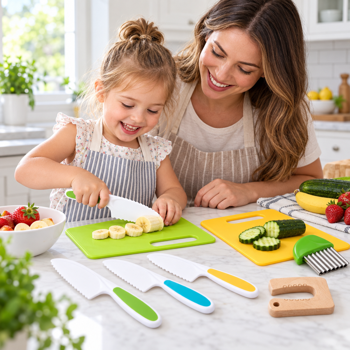 Set da cucina per bambini piccoli, kit da gioco con utensili da chef