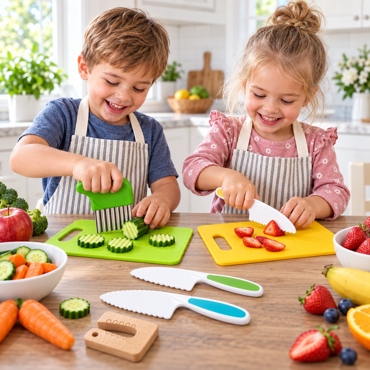 Set da cucina per bambini piccoli, kit da gioco con utensili da chef