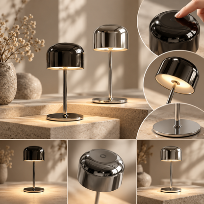 Lampă de masă decorativă LED pentru exterior, cu variator tactil