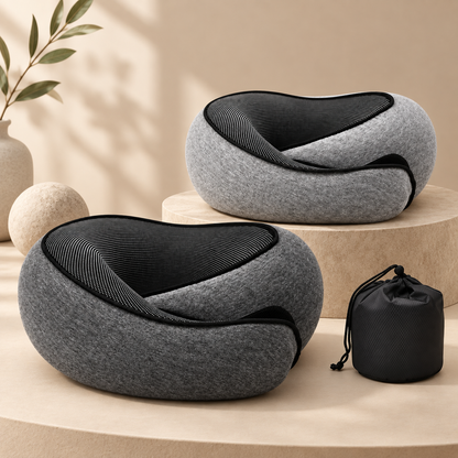 Reise-Nackenkissen aus Memory-Schaum mit tragbarem Design
