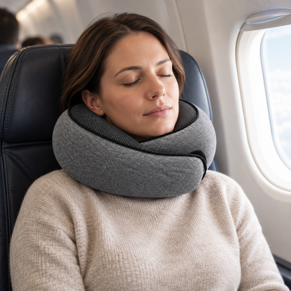 Reise-Nackenkissen aus Memory-Schaum mit tragbarem Design