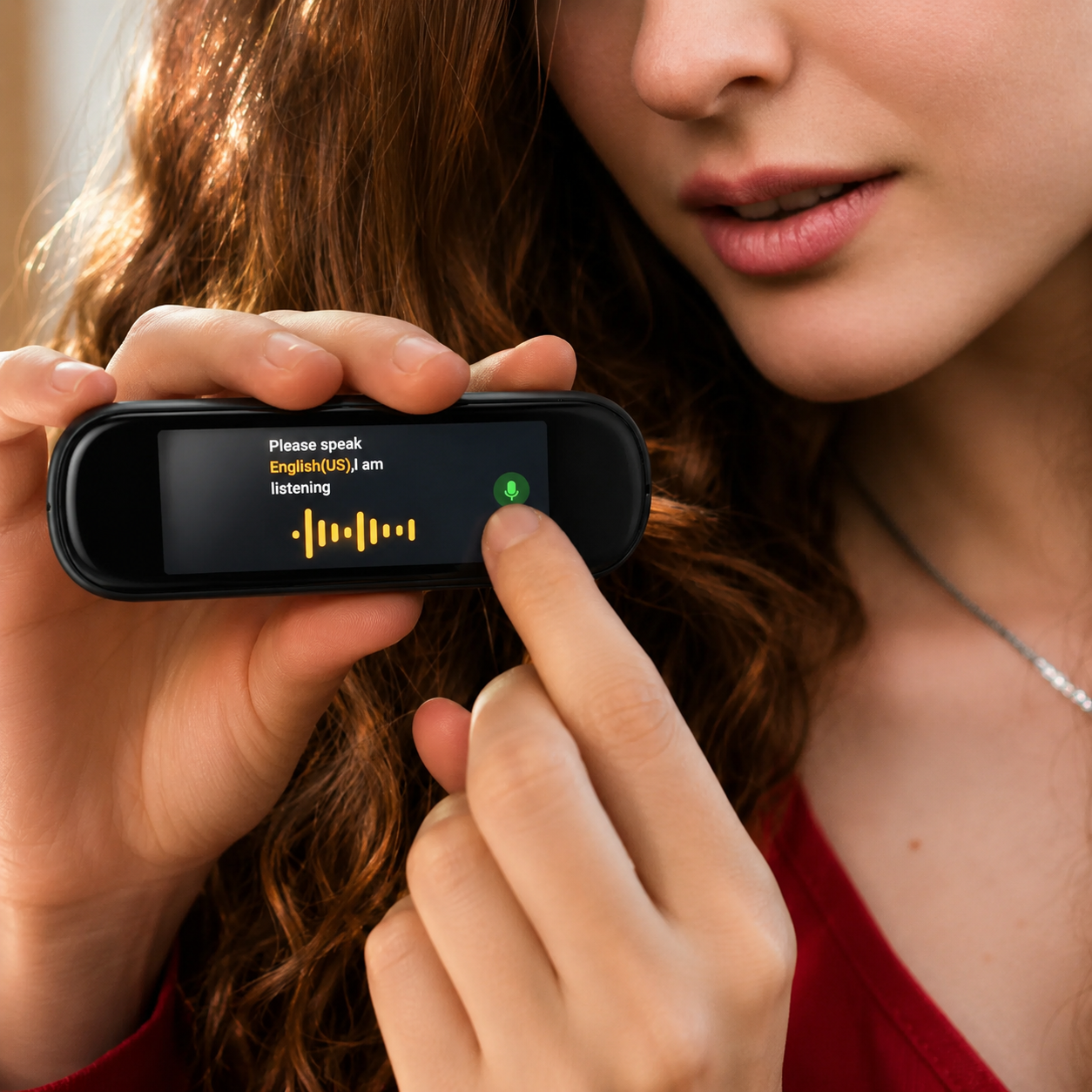 Penna traduttore da viaggio con scanner vocale per lingue