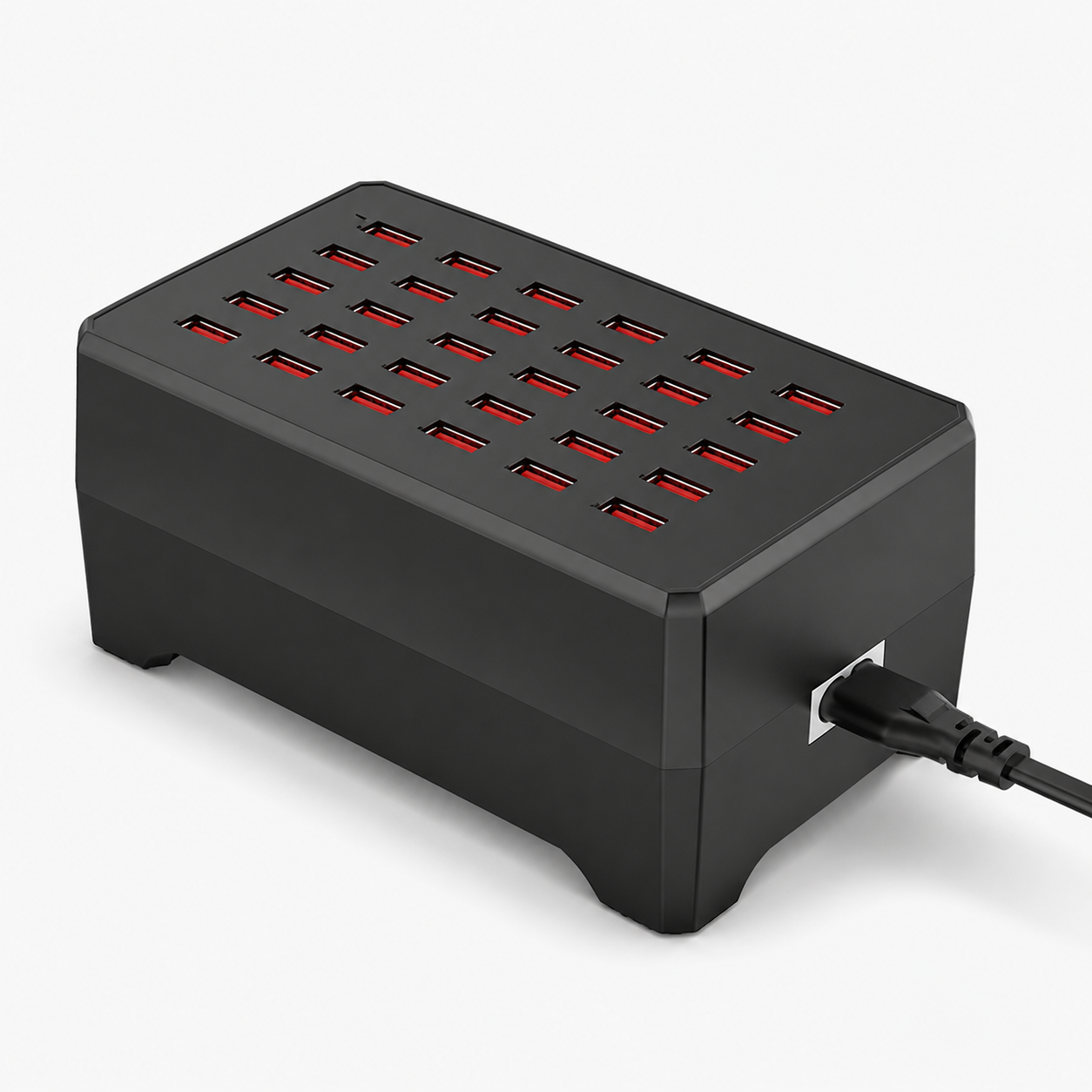 Hub USB stație de încărcare pentru mai multe dispozitive, cu design cu porturi multiple