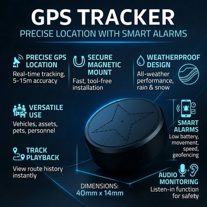 מעקב מיקום רכב מיני עם מגנט GPS