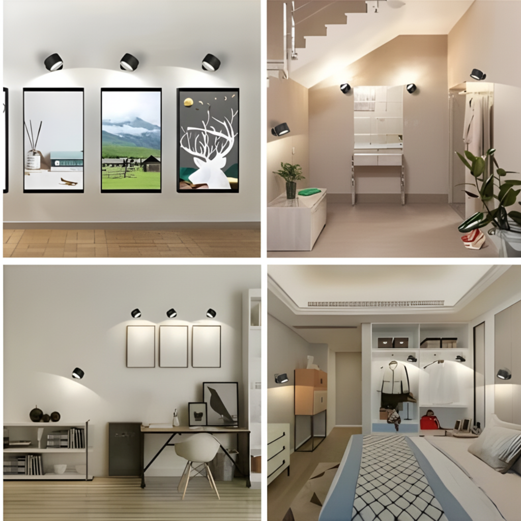 Applique Parete LED Ricaricabile Magnetica Orientabile