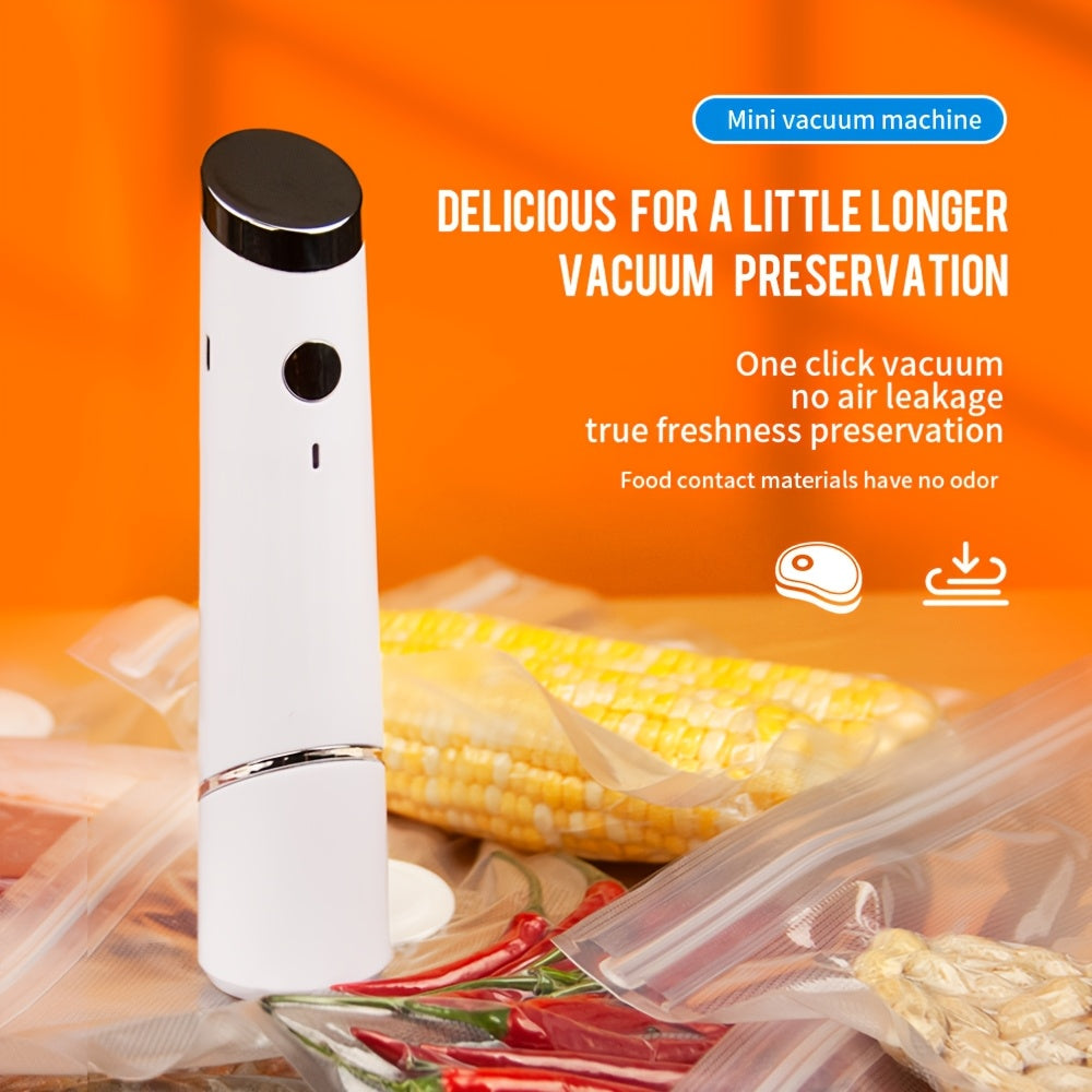 Sigillatrice Sottovuoto Portatile Ricaricabile USB per Conservazione Alimentare