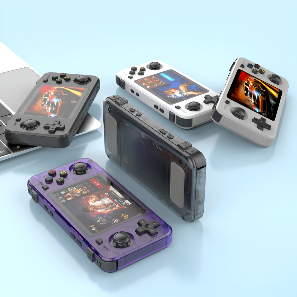 Consolă de jocuri video portabilă retro cu patru nuclee pentru arcade