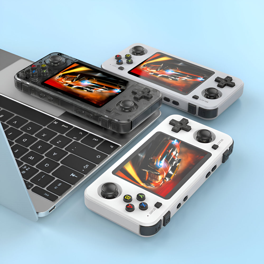 Consolă de jocuri video portabilă retro cu patru nuclee pentru arcade