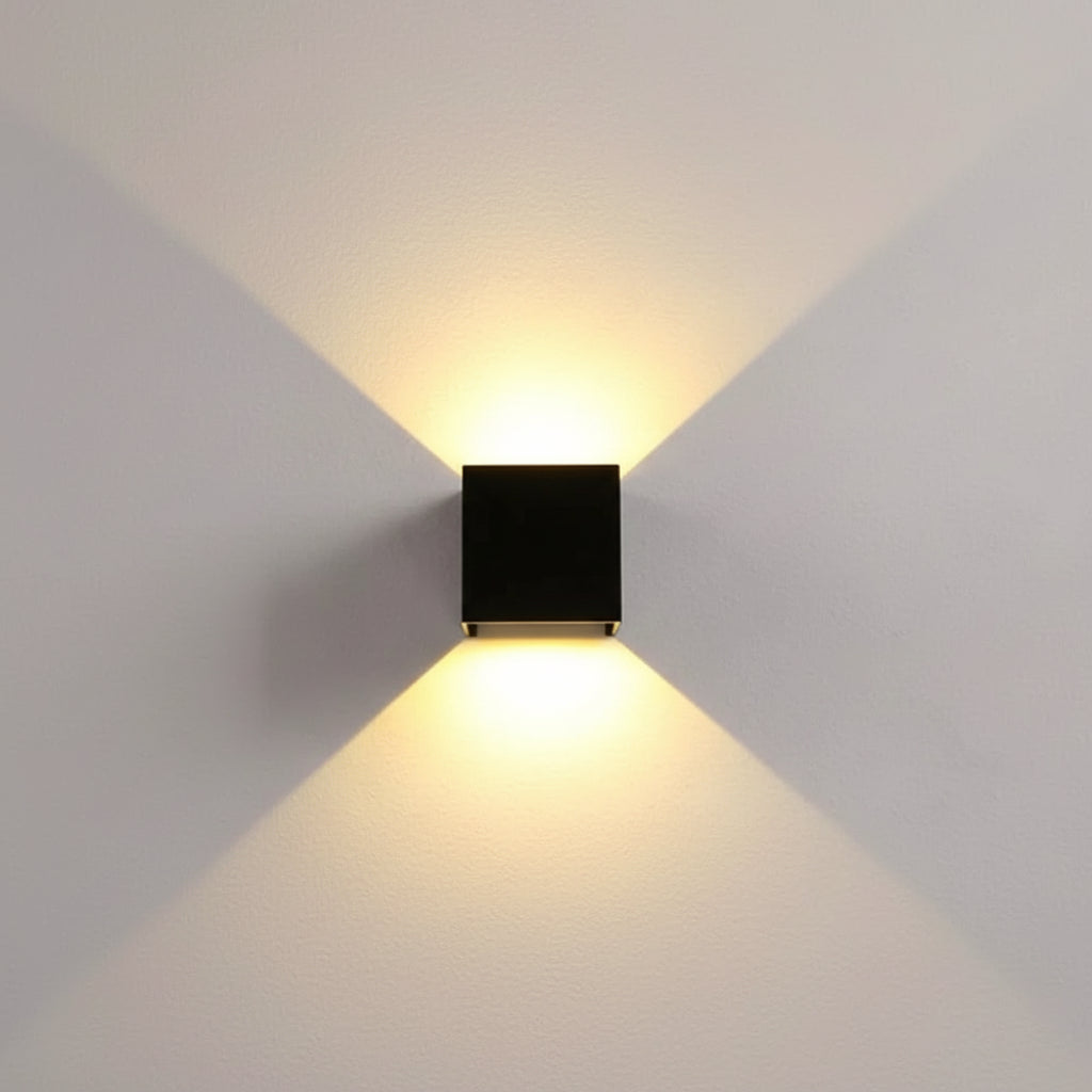 Luz de Parede com Sensor de Movimento LED em Forma de Cubo Recarregável