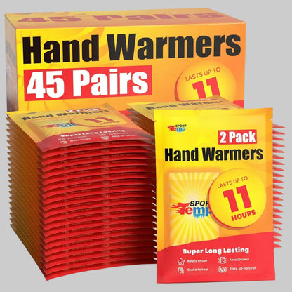 Einweg-Handwärmer Lang anhaltende Wärmebeutel Winter für den Außeneinsatz