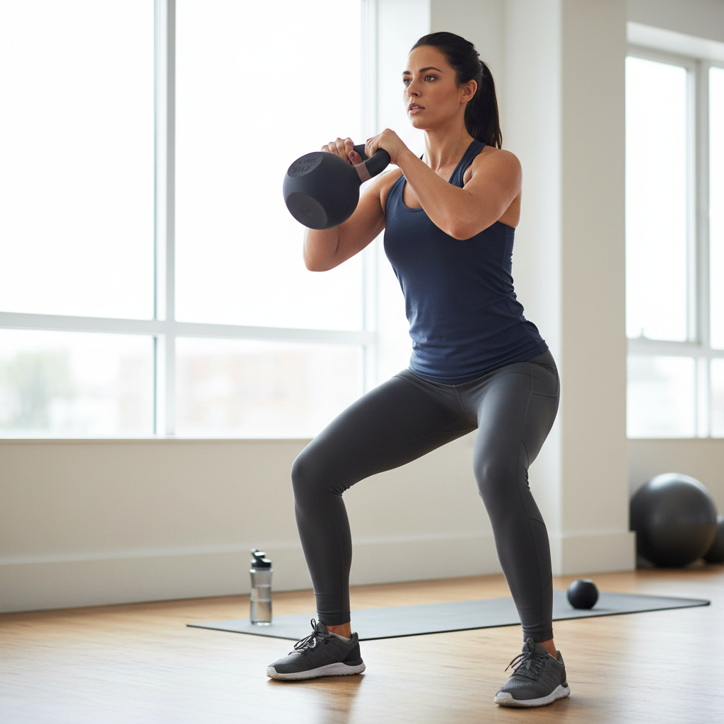 Kettlebell Gewicht Gusseisen Krafttraining Übungsgerät