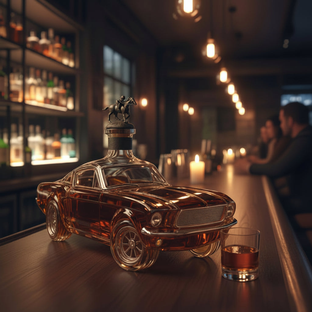 Whiskey-Karaffe Glas Autoform Bar-Ausstellungsflasche