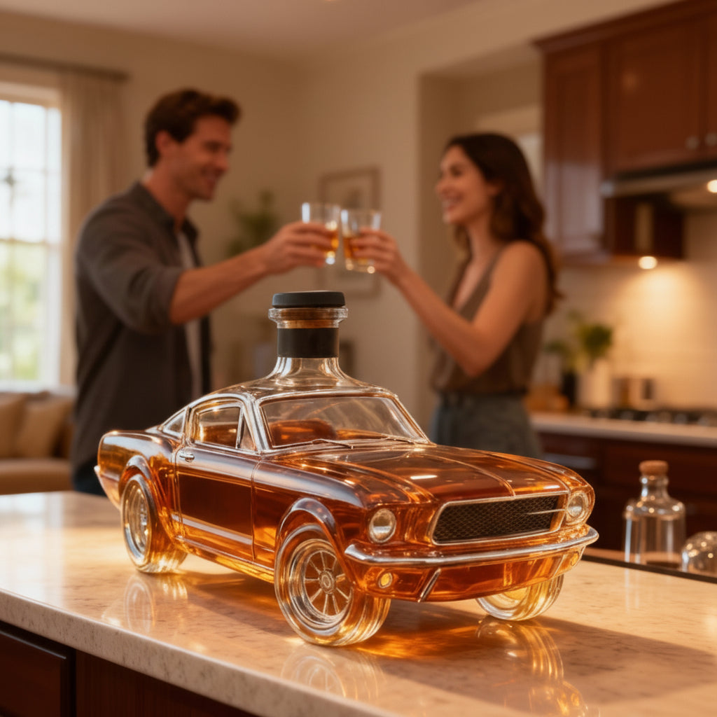 Whiskey-Karaffe Glas Autoform Bar-Ausstellungsflasche