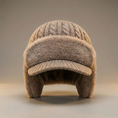Winter Hat Ear Flap Trapper Knit Cap Cold Weather Outdoor