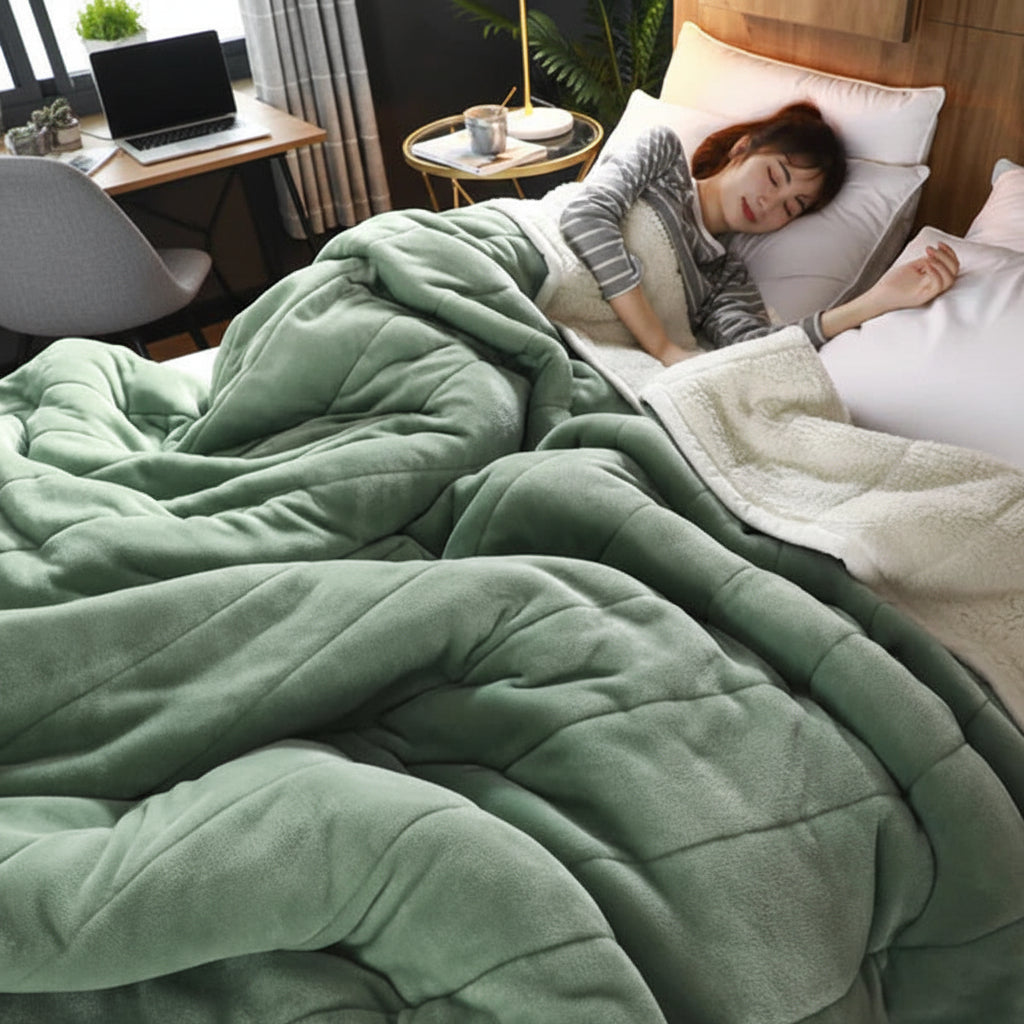 Manta de Flanela Cobertor Macio e Quente para Sofá e Cama de Inverno
