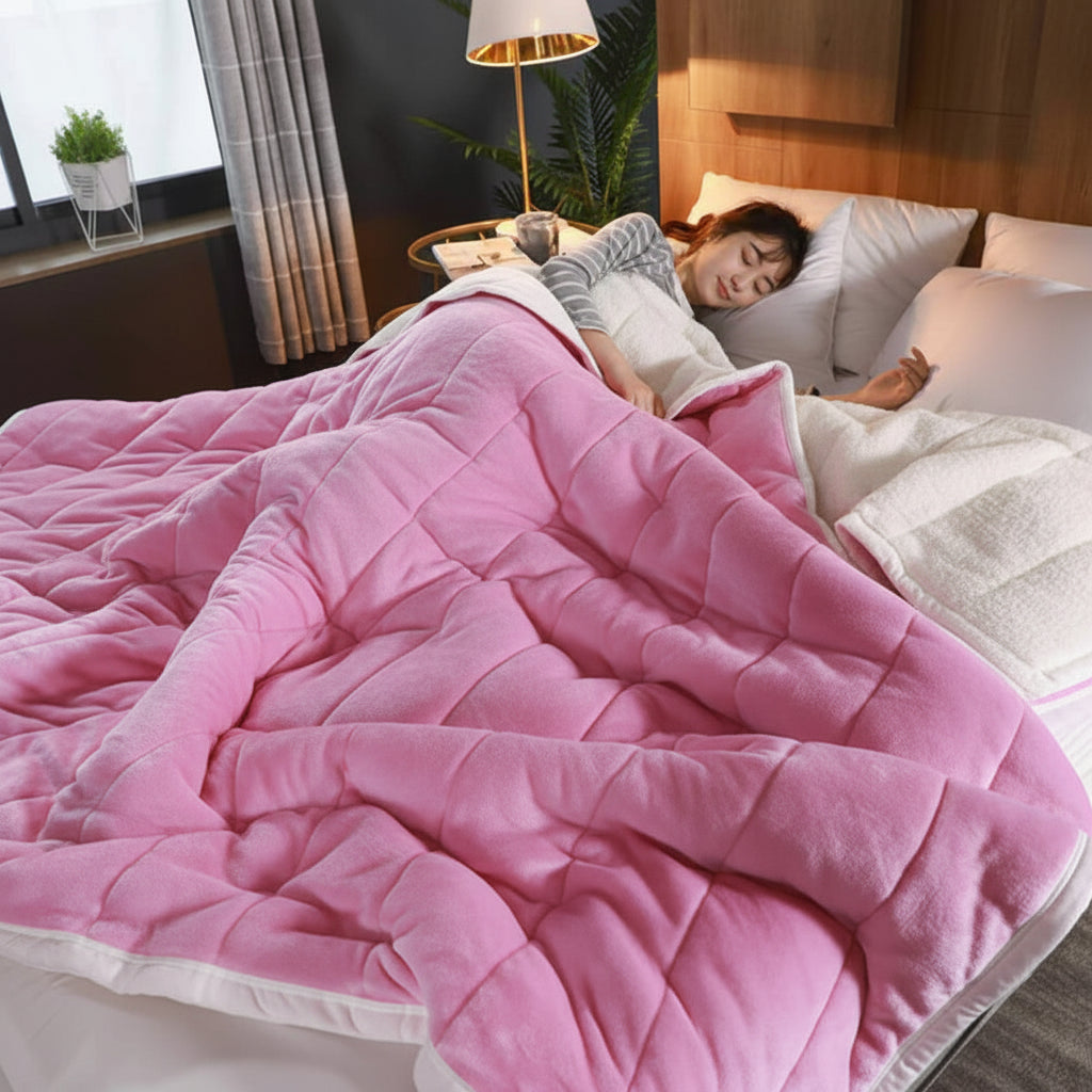 Manta de Flanela Cobertor Macio e Quente para Sofá e Cama de Inverno