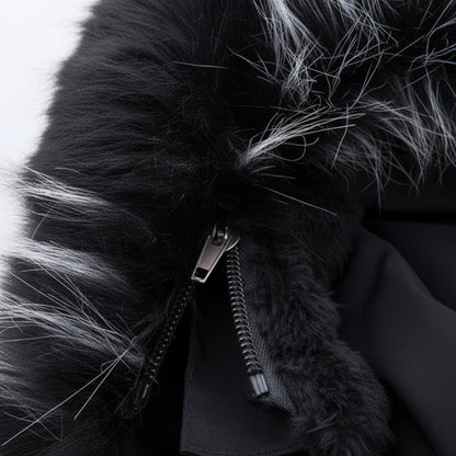 Casaco de Inverno Masculino com Capuz Forrado para Tempo Frio