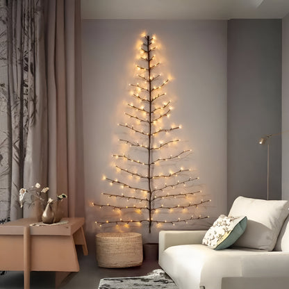 Decoración de Pared LED Rama Árbol Rústico Luz Arte Acento