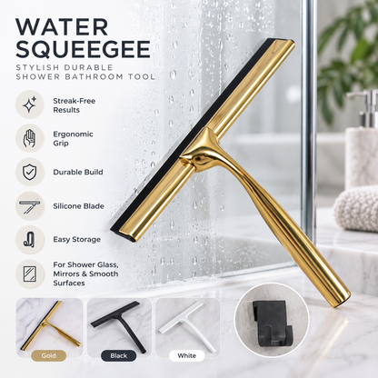 Racletă pentru apă elegantă și durabilă - instrument pentru duș și baie