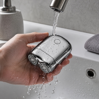 Waterproof Electric Shaver Quiet Design Dual Blade System