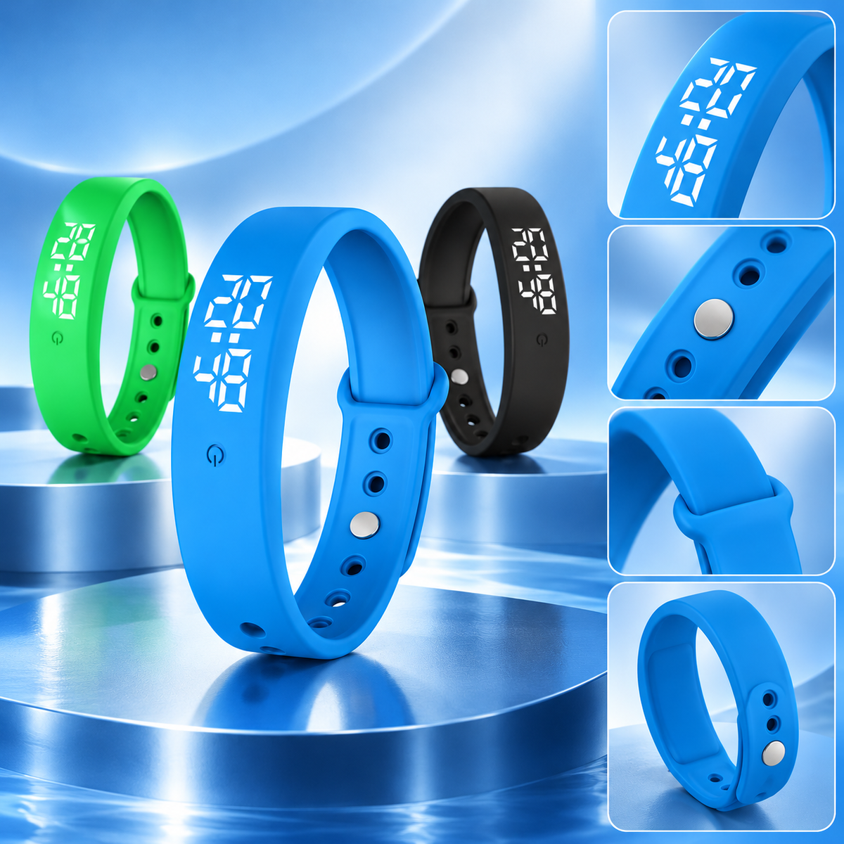 Waterproof Sports Watch Activity Tracker Digital Fitness