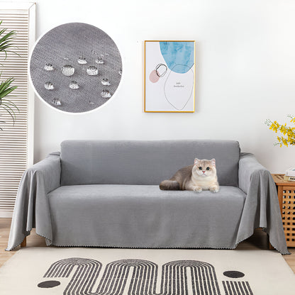 Sofa Cover Blanket Couch Protector Textured Furniture Throw