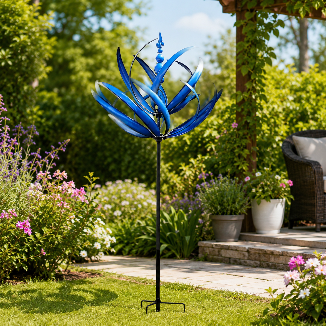 Weatherproof Wind Spinner Decorative Garden Hanging