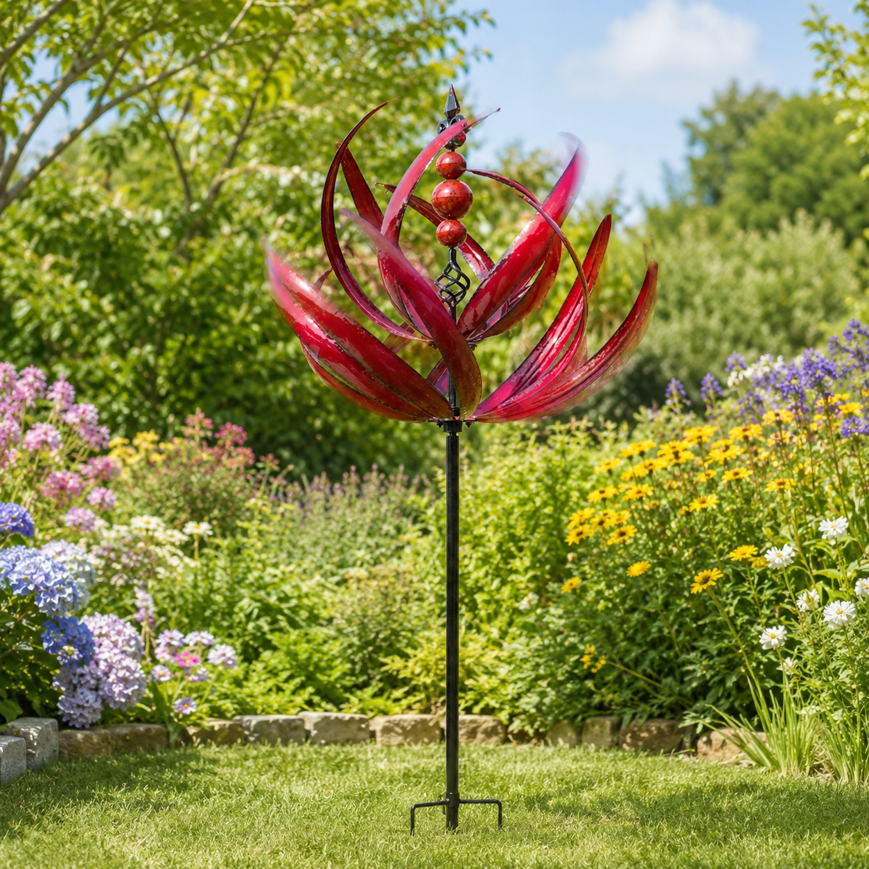 Weatherproof Wind Spinner Decorative Garden Hanging