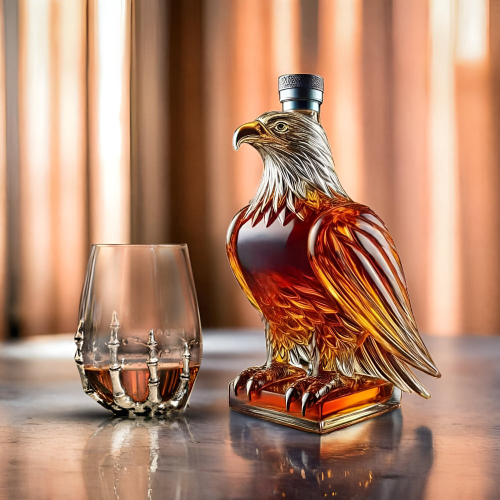 Whiskey-Karaffe Adler Glasflasche Dekorative Bar-Auslage