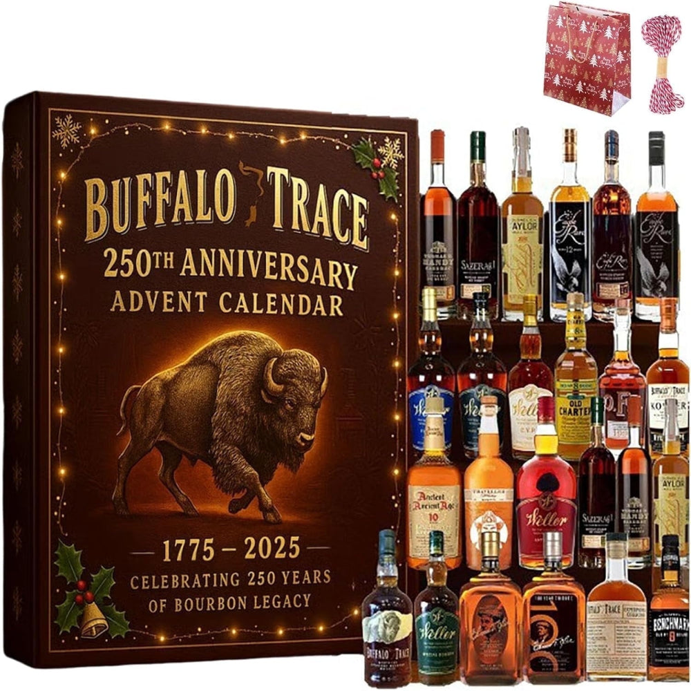Whiskey Bourbon Advent Calendar Adult Countdown Gift Set 24 Days 0