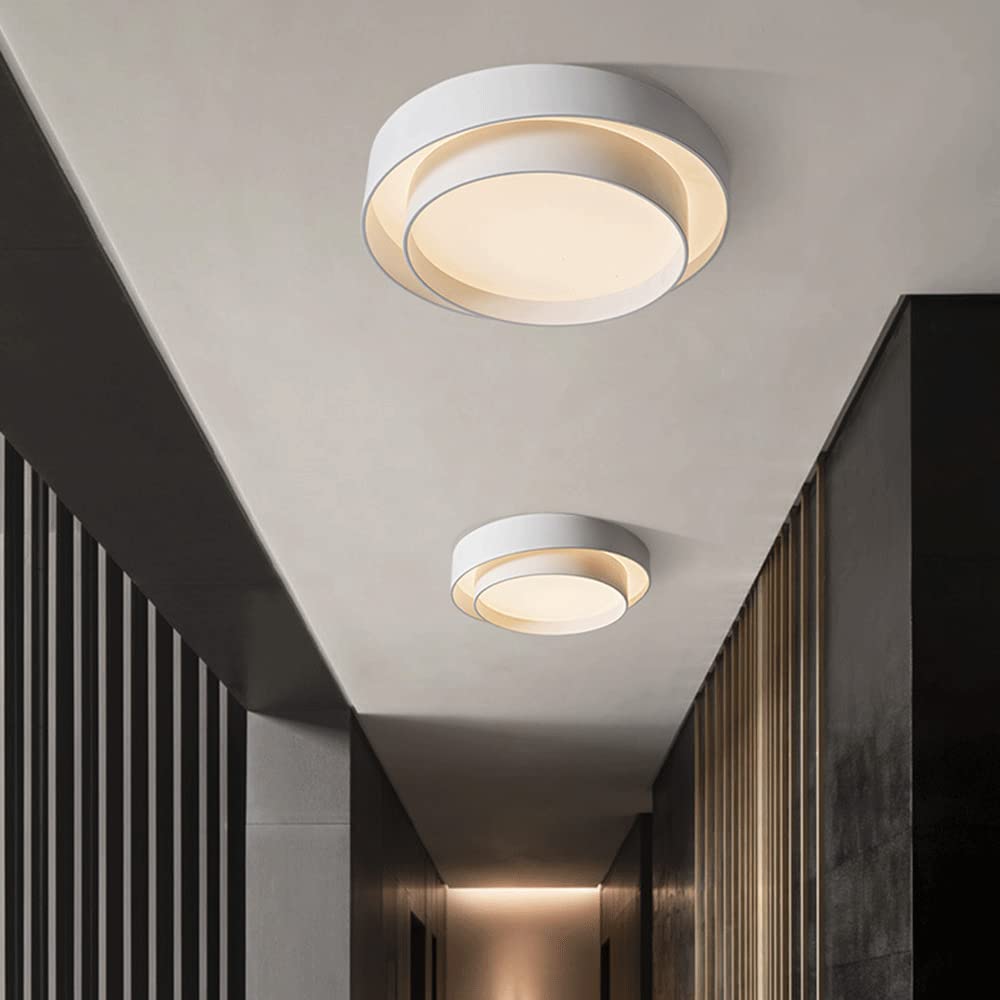 Nordische runde LED-Deckenleuchte | Modernes minimalistisches Design