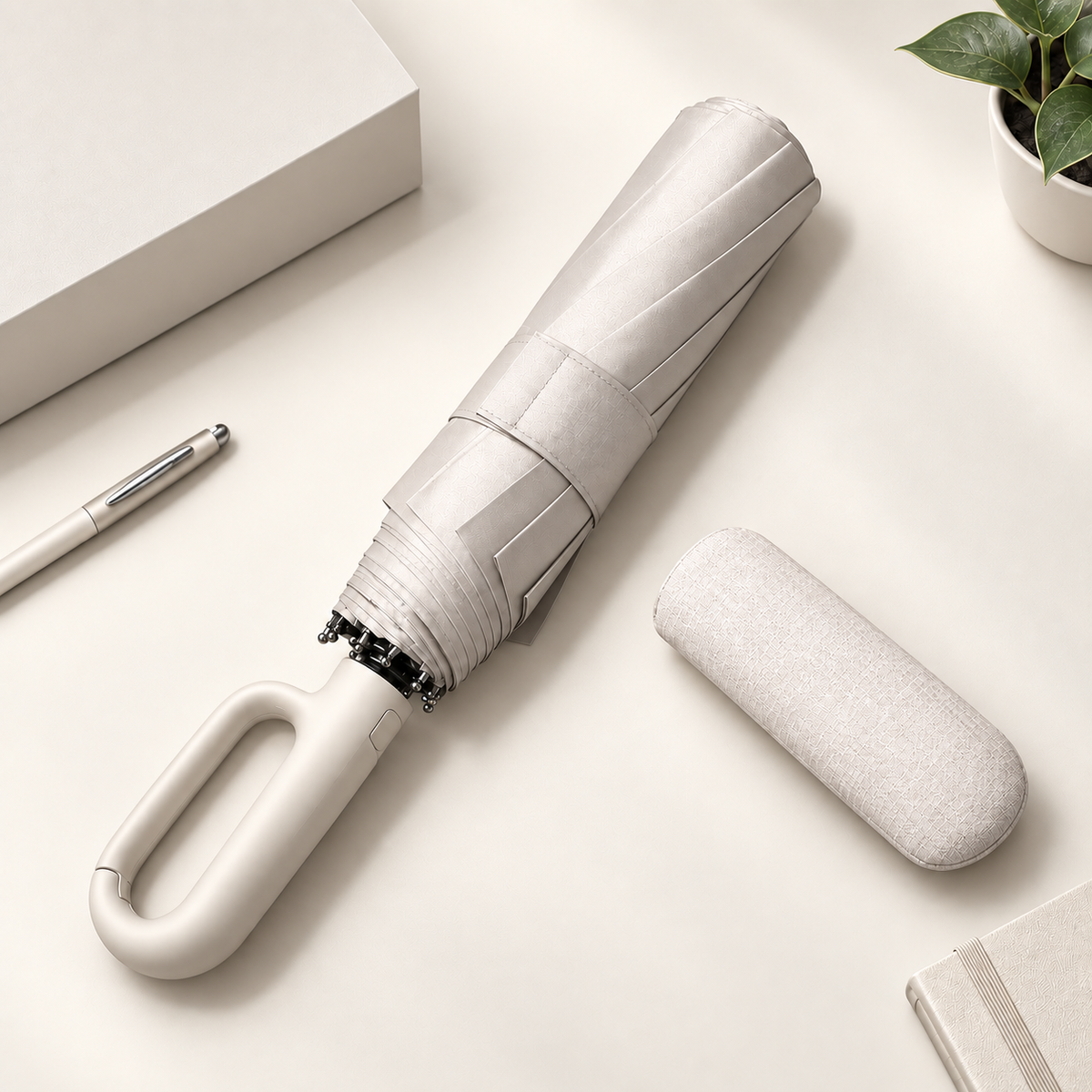Umbrelă automată rezistentă la vânt, design potrivit pentru călătorii