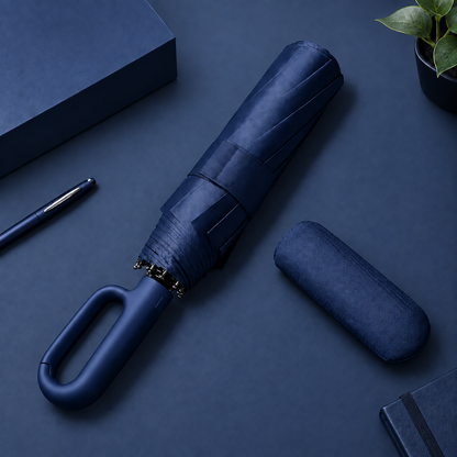 Umbrelă automată rezistentă la vânt, design potrivit pentru călătorii