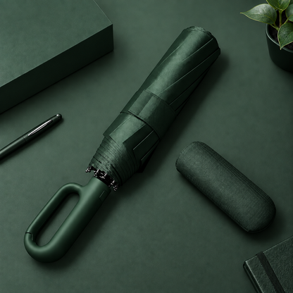 Umbrelă automată rezistentă la vânt, design potrivit pentru călătorii