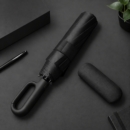 Umbrelă automată rezistentă la vânt, design potrivit pentru călătorii