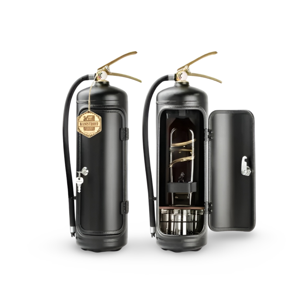 Suporte para Garrafas de Vinho com Armazenamento Oculto