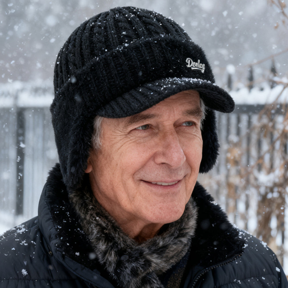 Wintermütze Ohrenklappen Strickmütze