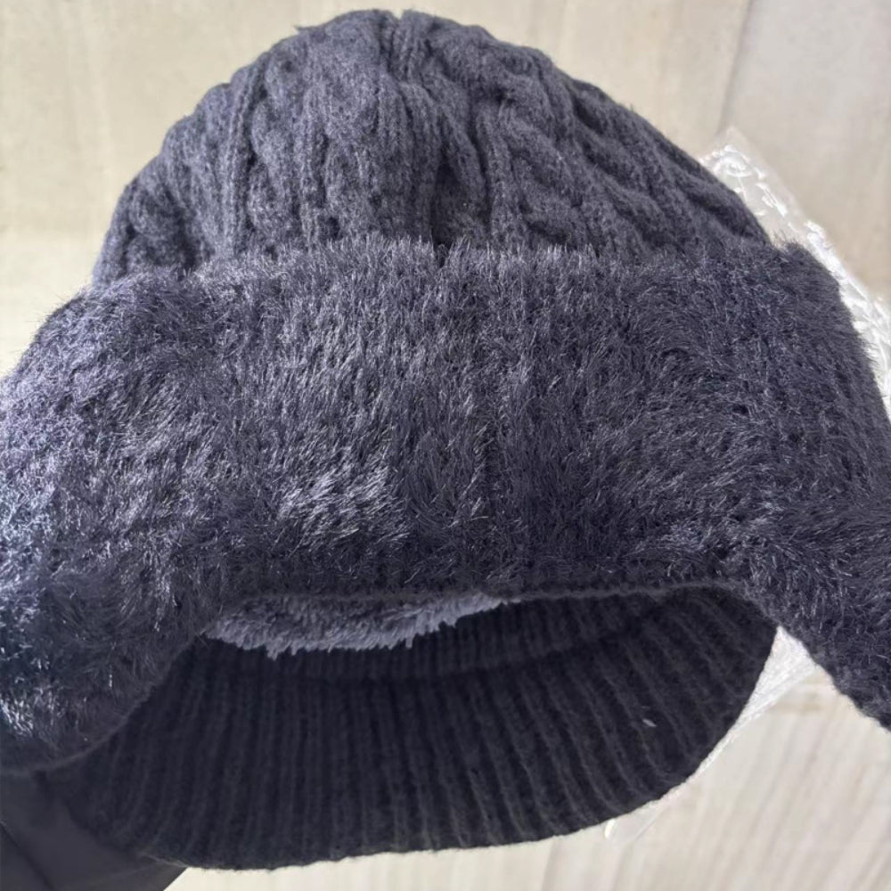 Wintermütze Ohrenklappen Strickmütze