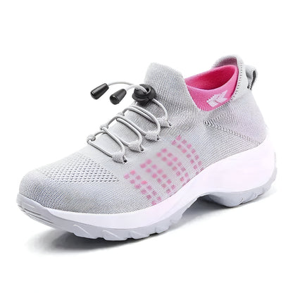 Zapatillas para mujer con diseño atlético y soporte para caminar