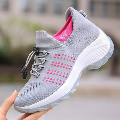 Zapatillas para mujer con diseño atlético y soporte para caminar