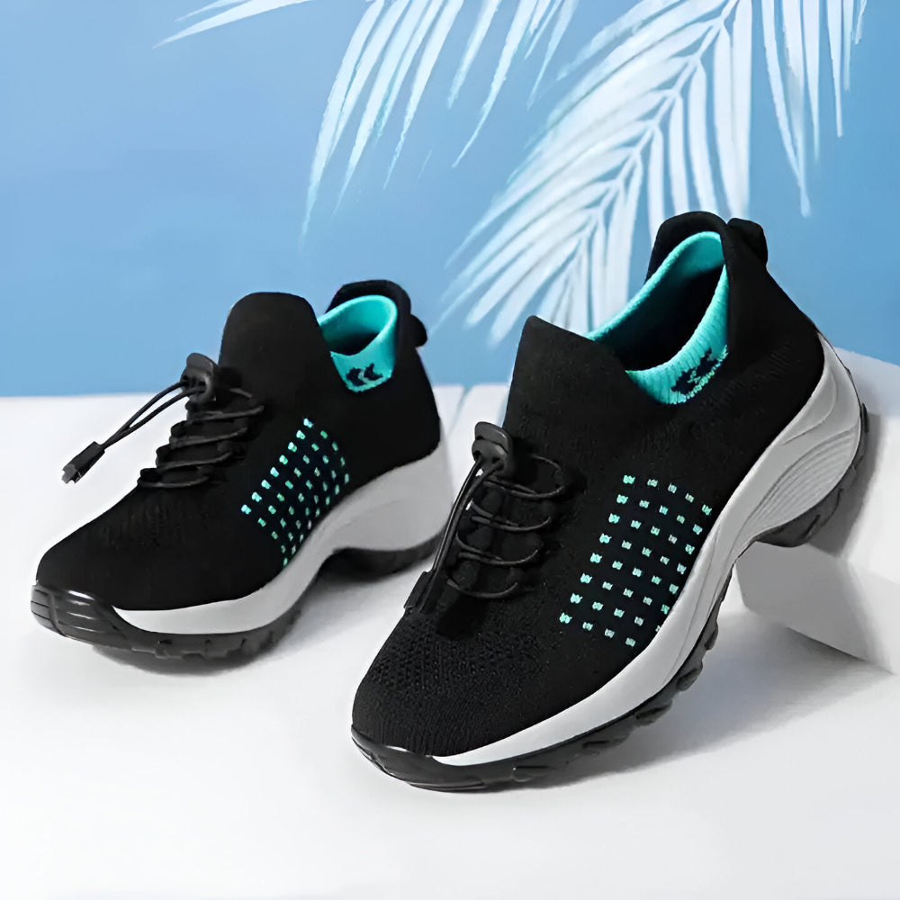 Zapatillas para mujer con diseño atlético y soporte para caminar