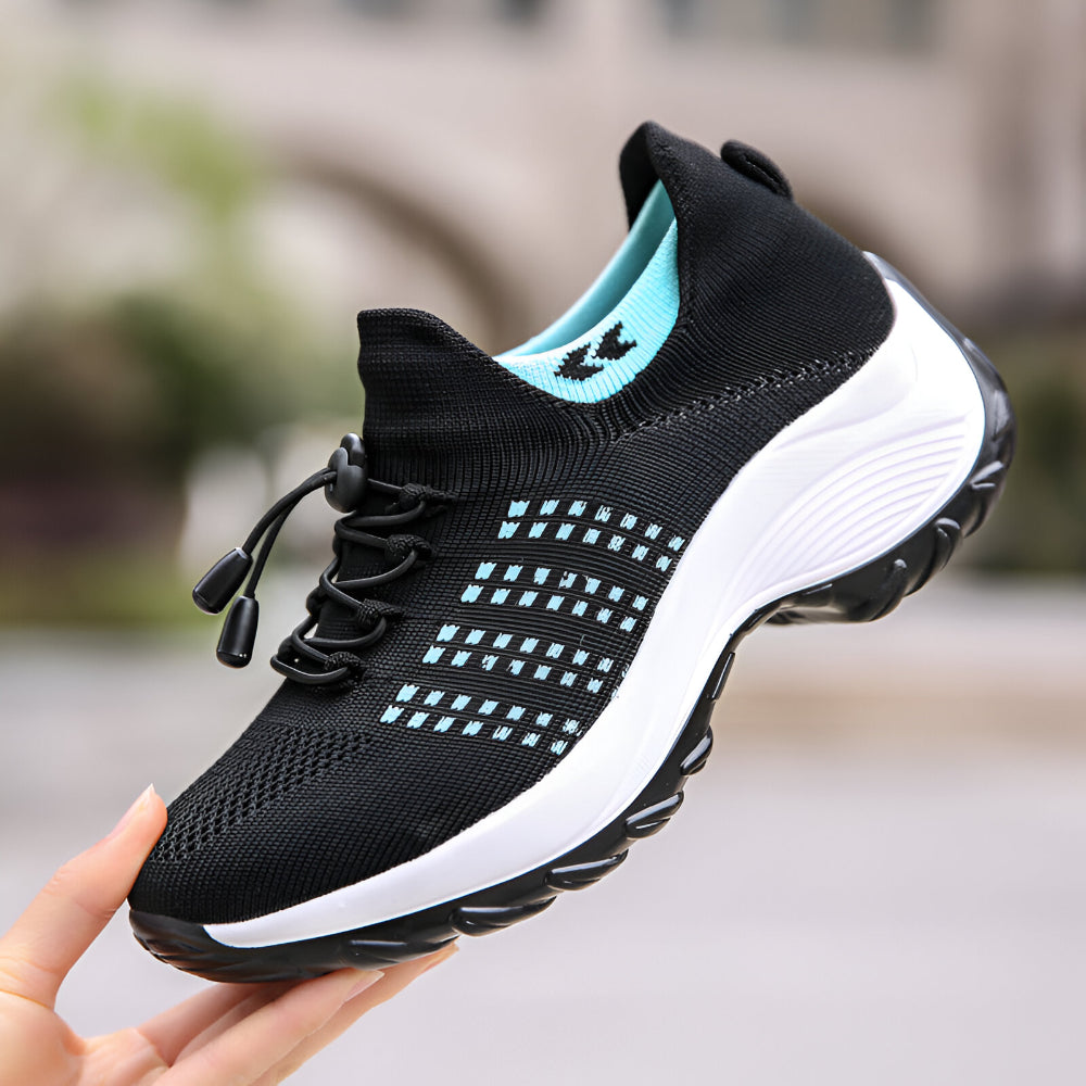 Zapatillas para mujer con diseño atlético y soporte para caminar