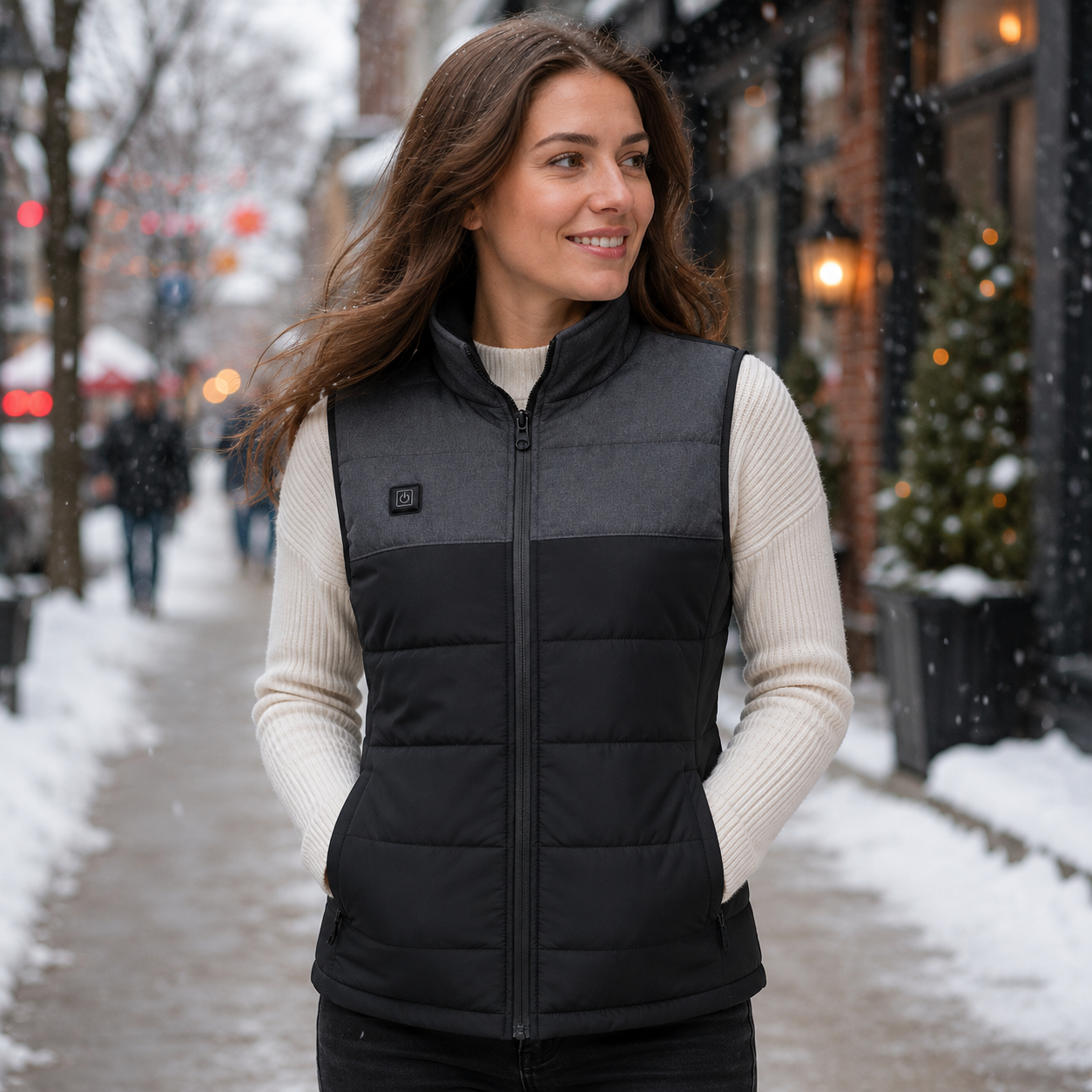 Women's Electric Heated Vest Battery Rechargeable | Winter Warmth