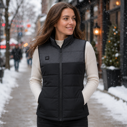 Women's Electric Heated Vest Battery Rechargeable | Winter Warmth