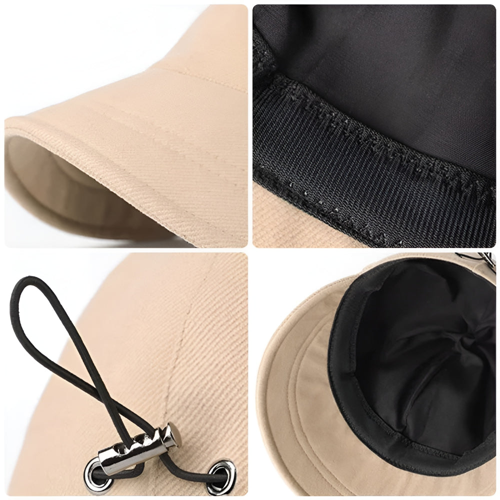 Sombrero de Sol para Mujer Protección UV Ala Ancha Plegable