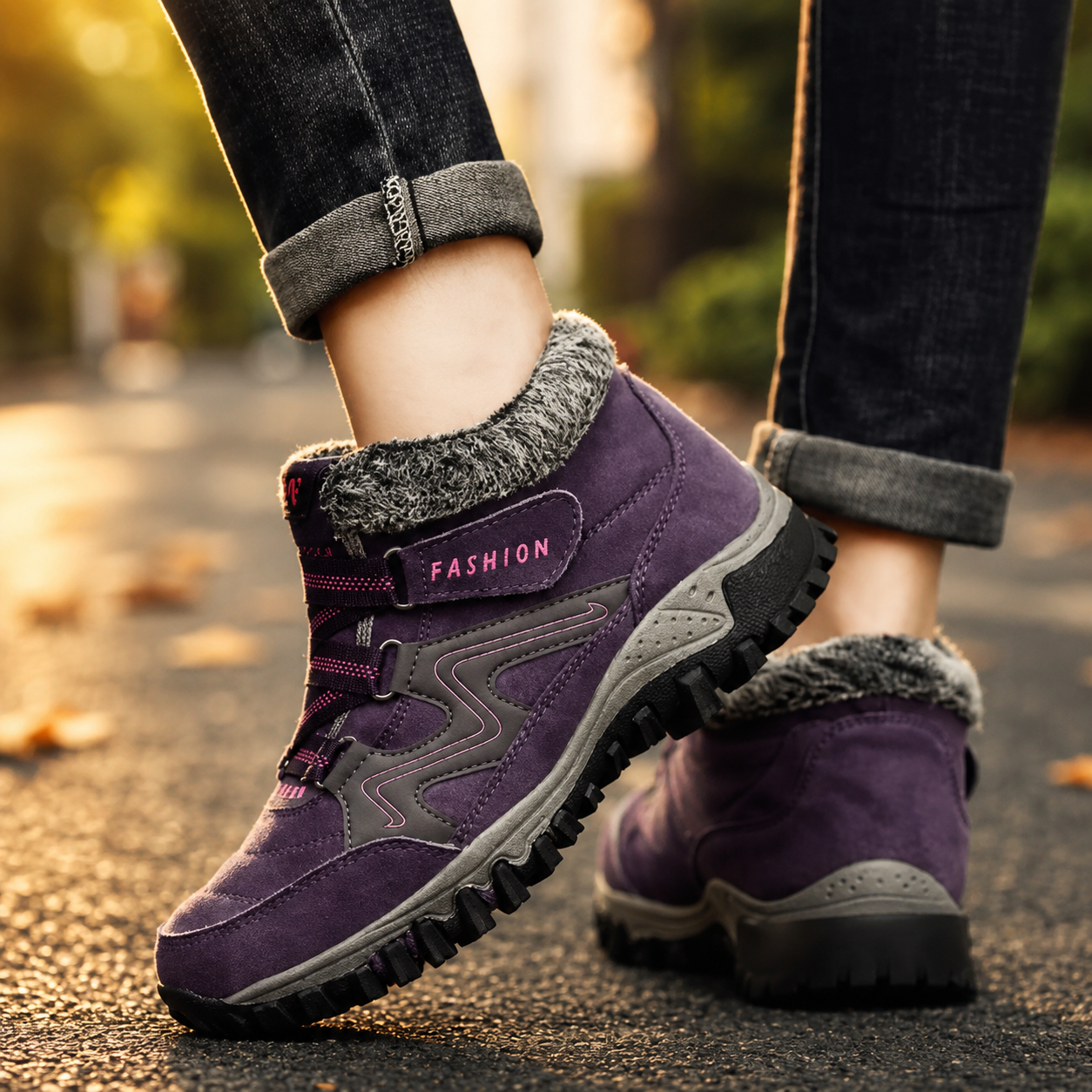 Botas de invierno para mujer impermeables, aislantes y antideslizantes