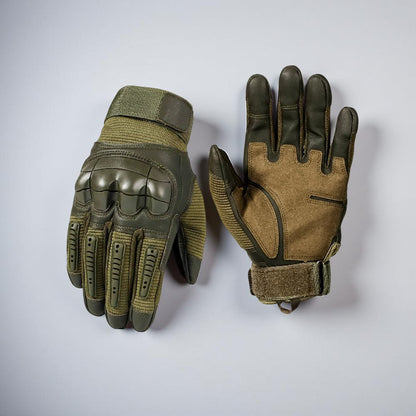 Guantes de Trabajo con Agarre Táctico, Nudillos Reforzados, Juego de Guantes para Exterior